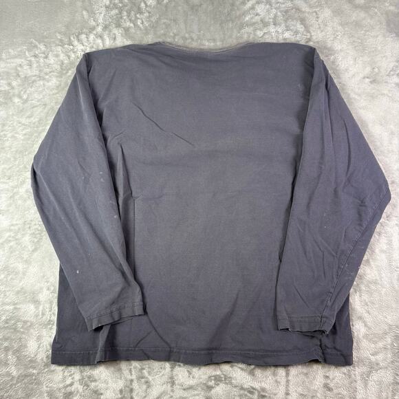 Old Navy Clothing Co American Dark Gray Long Sleeve Ringer Tee T-Shirt XL - Picture 2 of 8